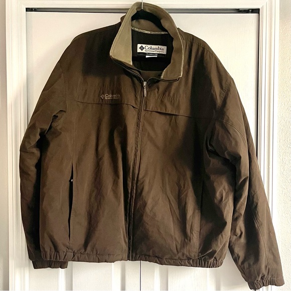 Vintage Columbia Microfiber Fleece Lined Jacket Chocolate Brown
